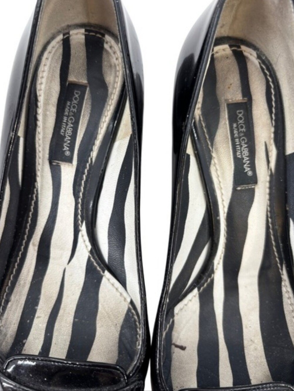 Dolce & Gabbana Decollete Vernice Loafer Flats - Picture 4 of 7
